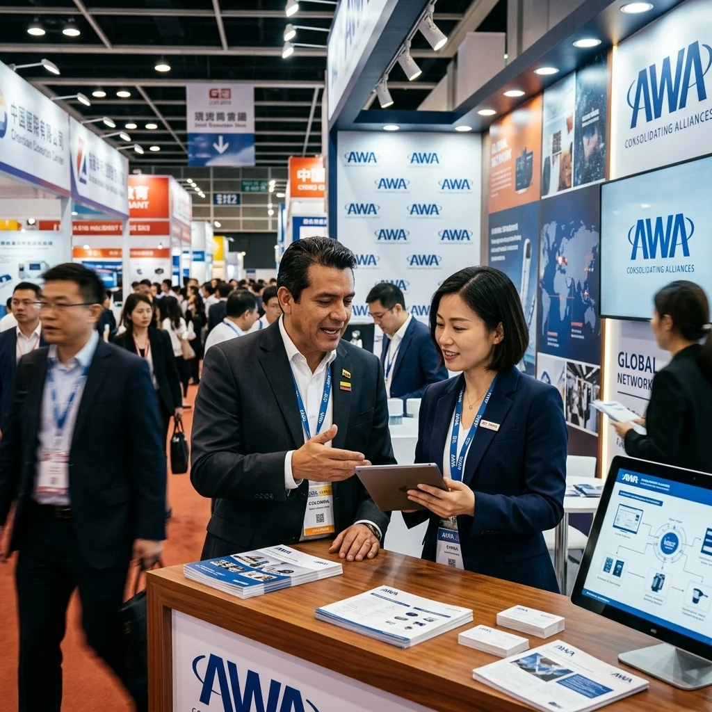 Feria de Cantón en China con empresarios internacionales - Asistencia en ferias AWA Company