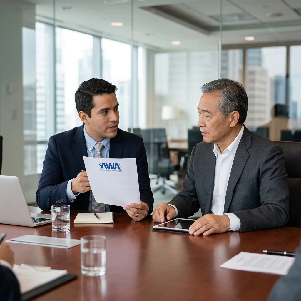 Traductor profesional en reunión de negocios China - Servicio de interpretación AWA Company